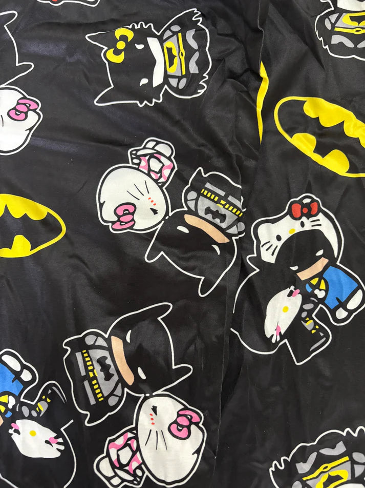 Batman and hello kitty pajama pants (summer material)