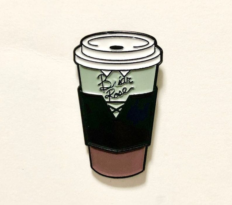 coffee cup pin