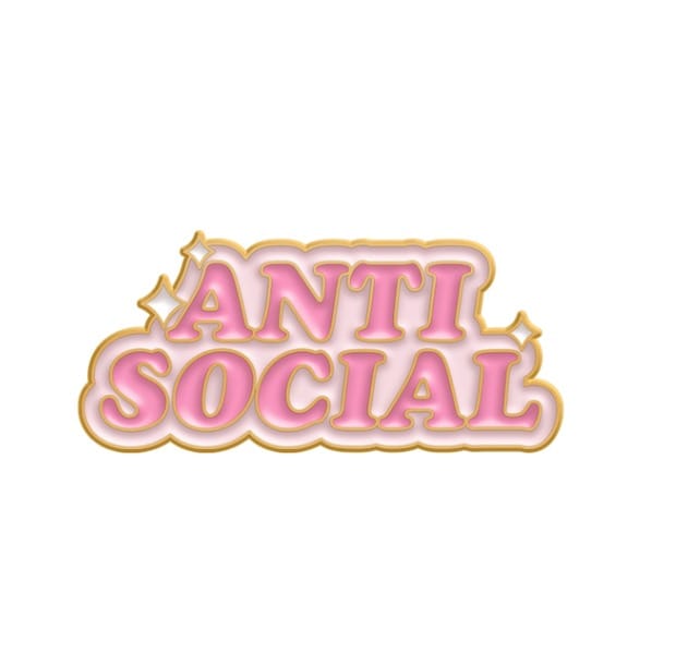 anti-social pin