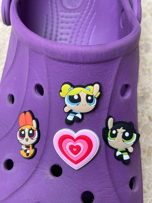 powerpuff girls crocs charm