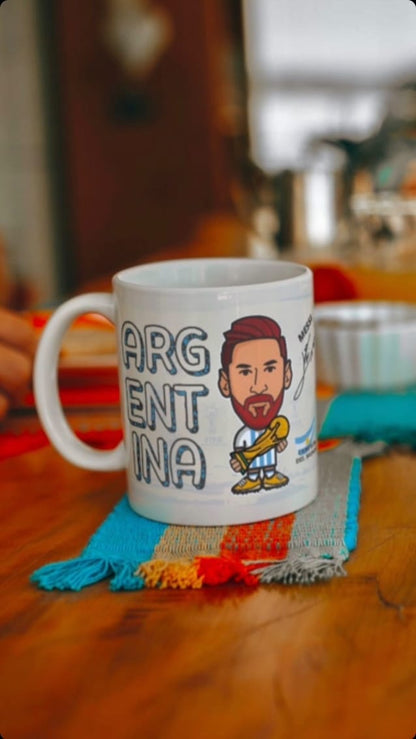 messi - argantina worldcup mug