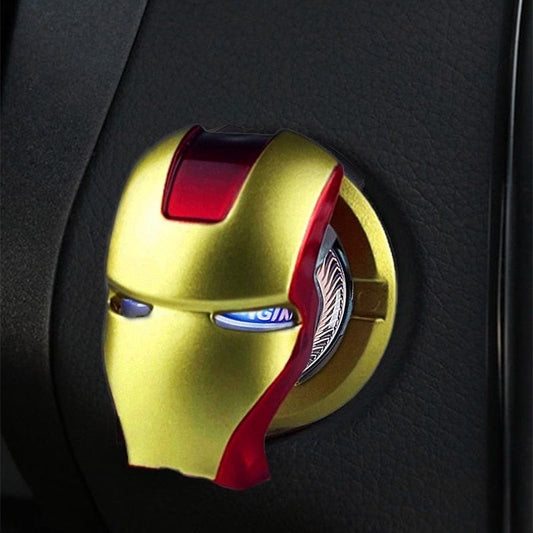 Iron man car start button cover