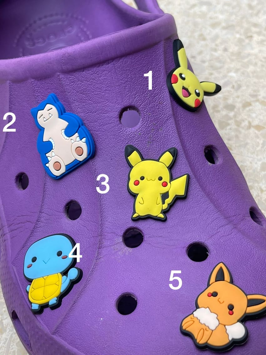 pokemon crocs charm