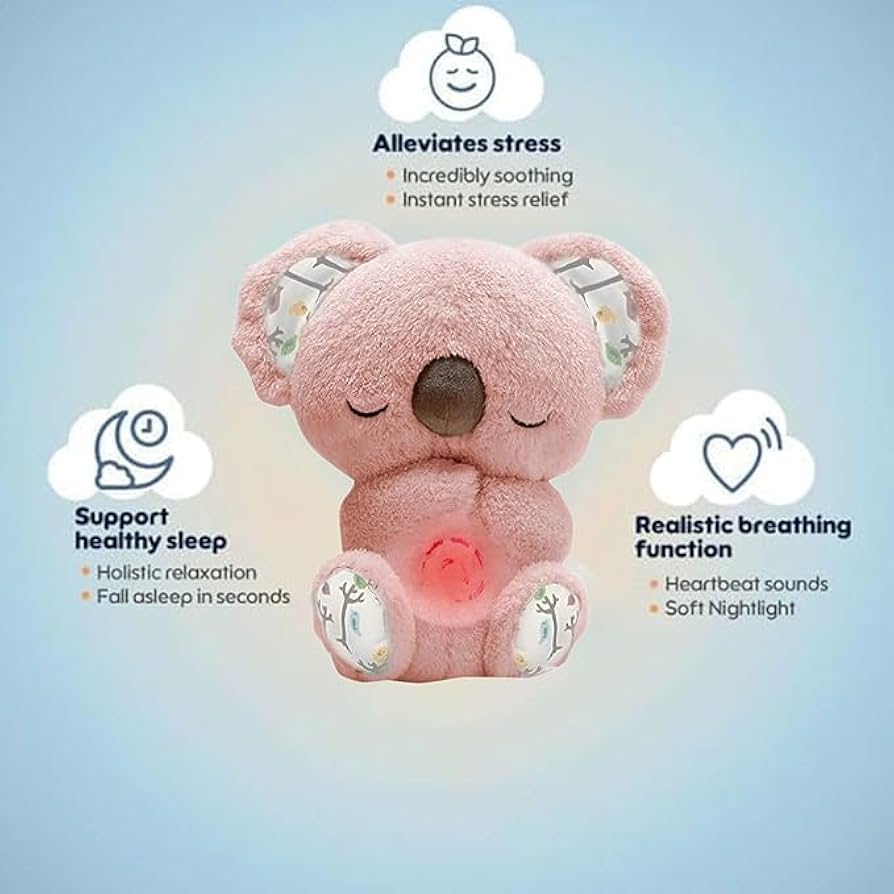 kuala breathing plush toy