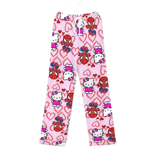 Spider man and hello kitty pajama pants (summer material)