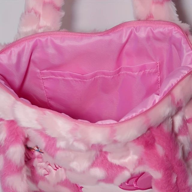 Hello kitty fuzzy hand bag