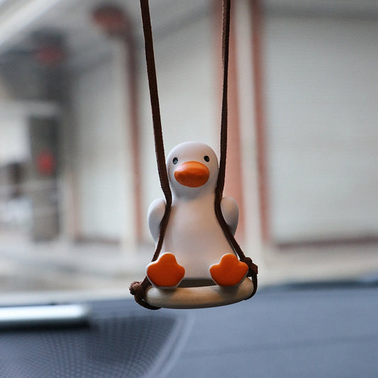 Swinging car duck