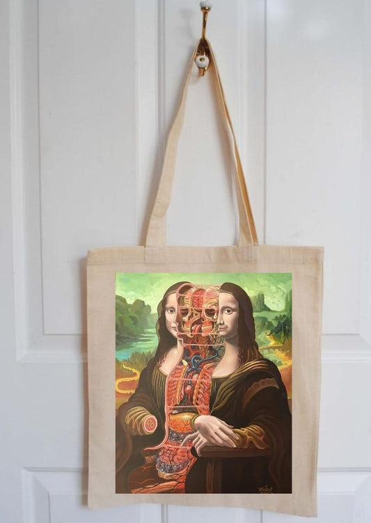 monalisa tote bag