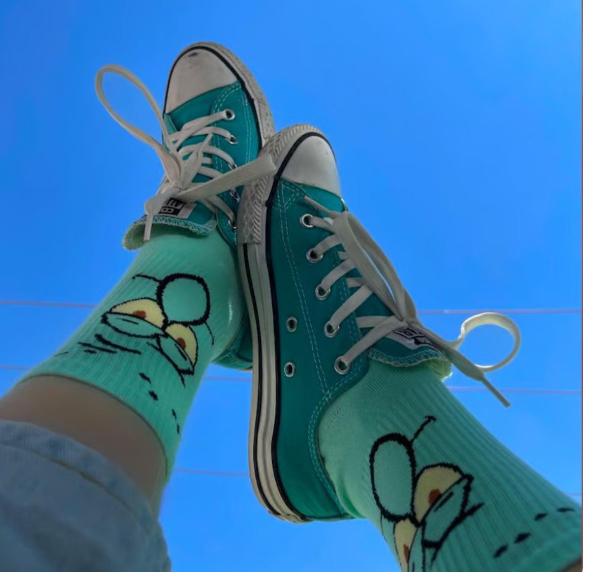 Squidward socks