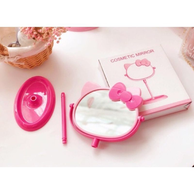 hello kitty mirror with stand