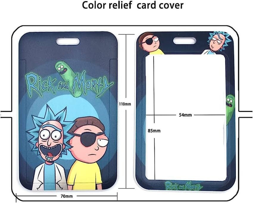 rick and morty lanyard