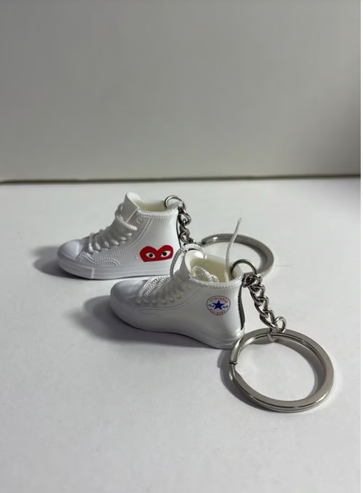 Converse mini shoes keychain