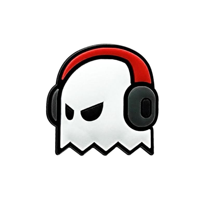 ghost with headphones crcs charms