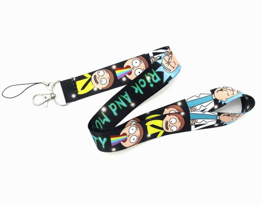 Rick and morty lanyard