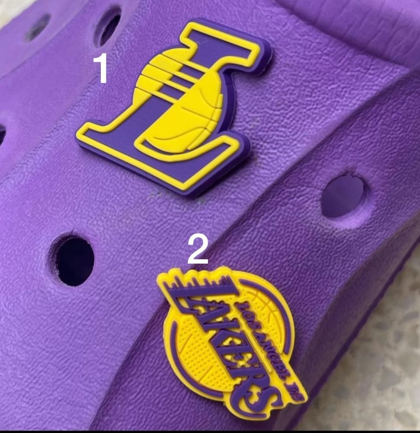 Lakers crocs charm