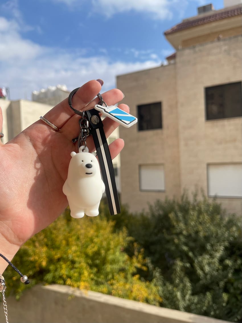 We bare bears keychains