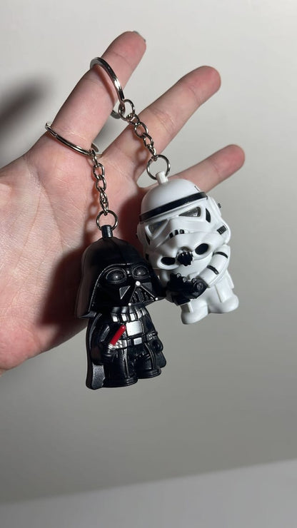 starwars flash light keychains