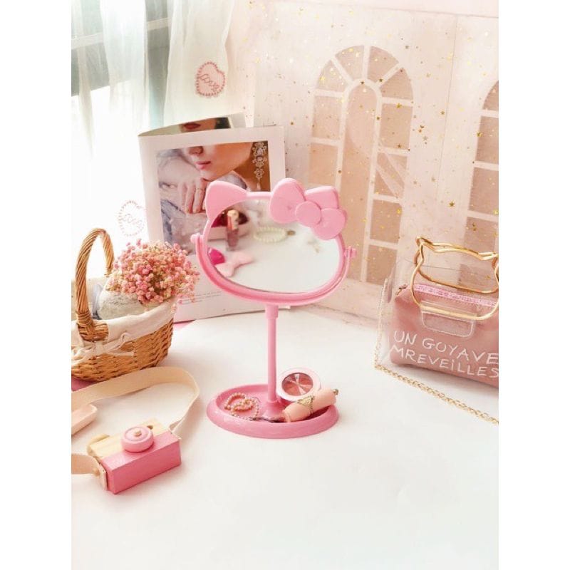 hello kitty mirror with stand