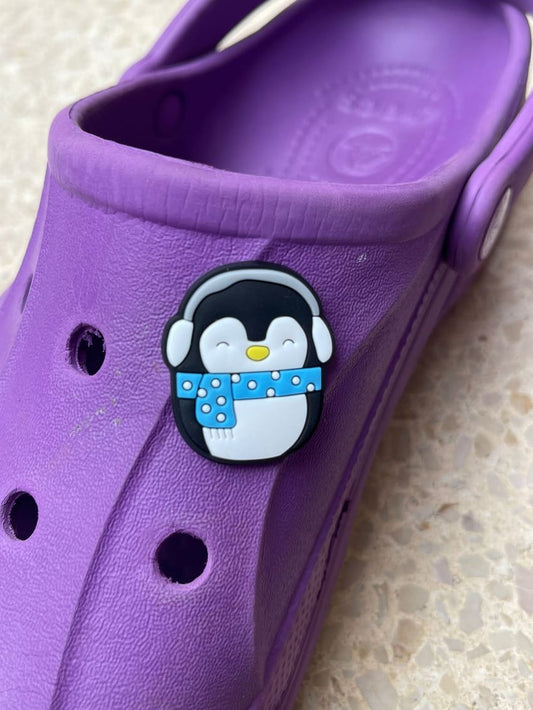 penguin crocs charm