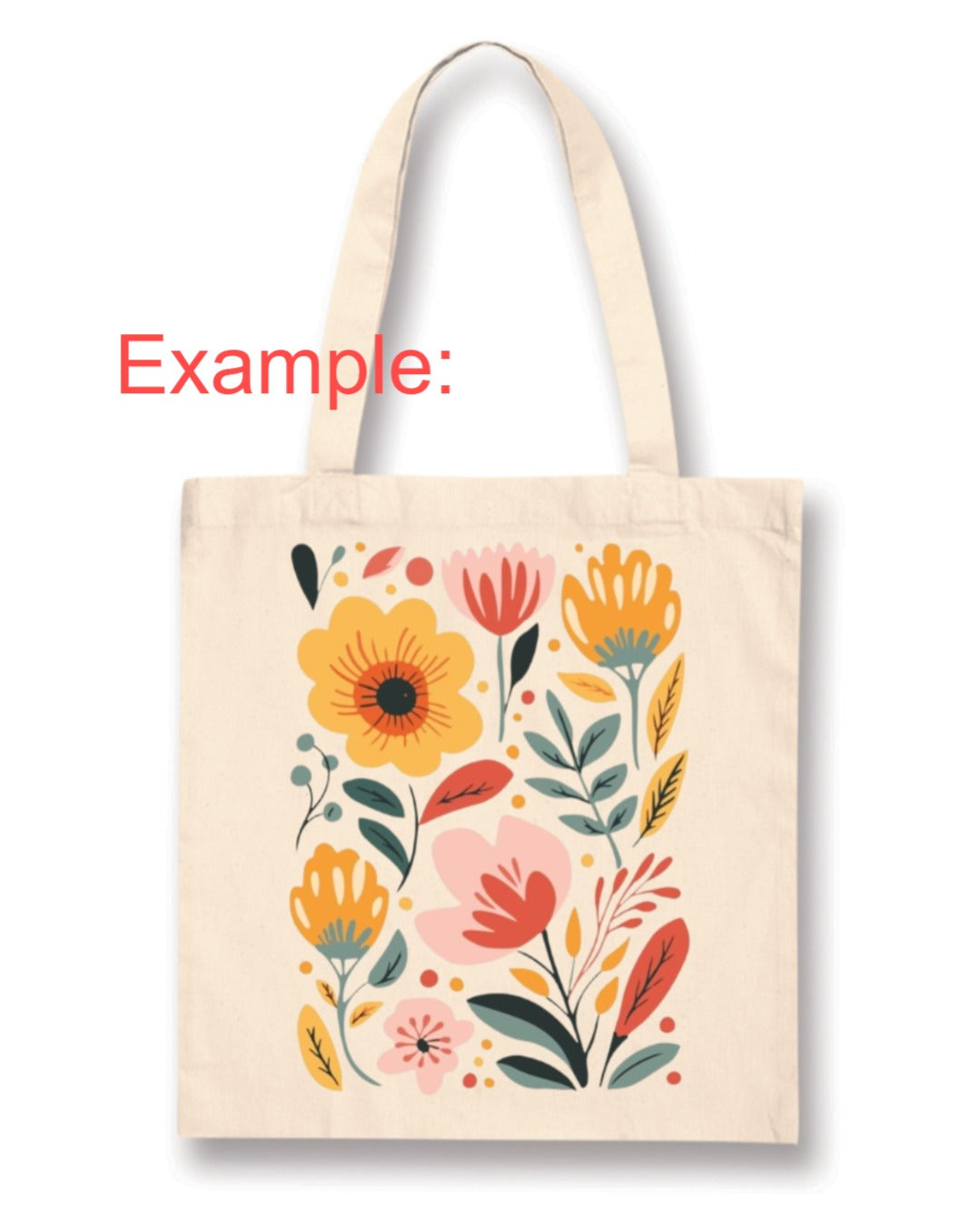 Custom image tote bag