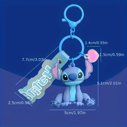 Stitch and angle matching keychains