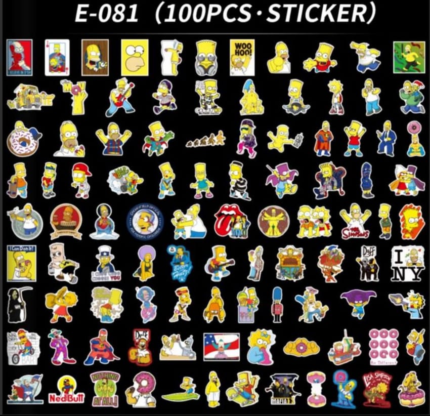 simpsons stickers