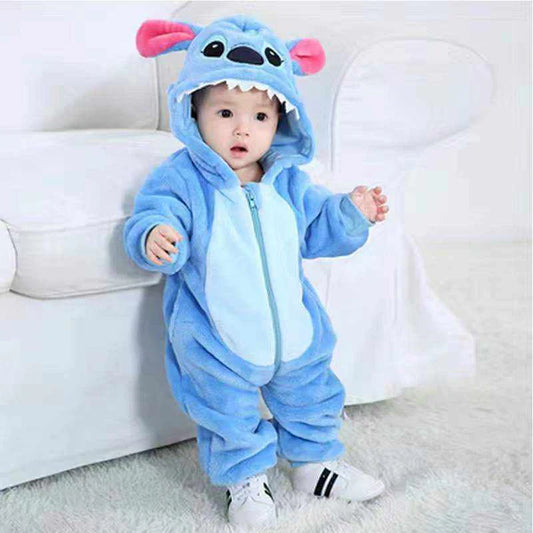 Stitch baby pajama jumpsuit