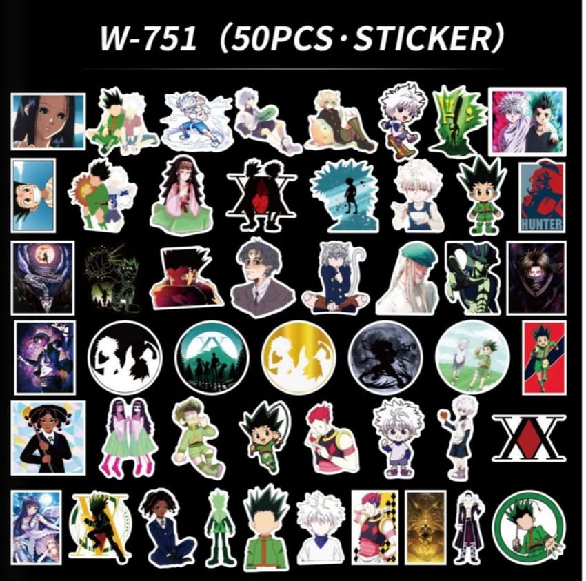 hunter x hunter stickers