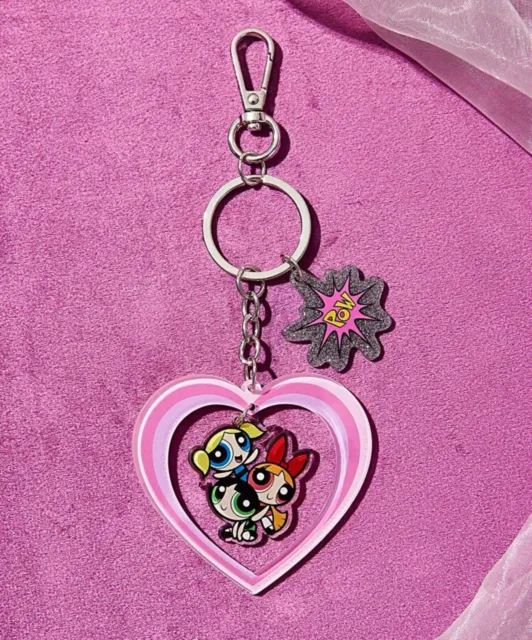 Powerpuff girls keychain