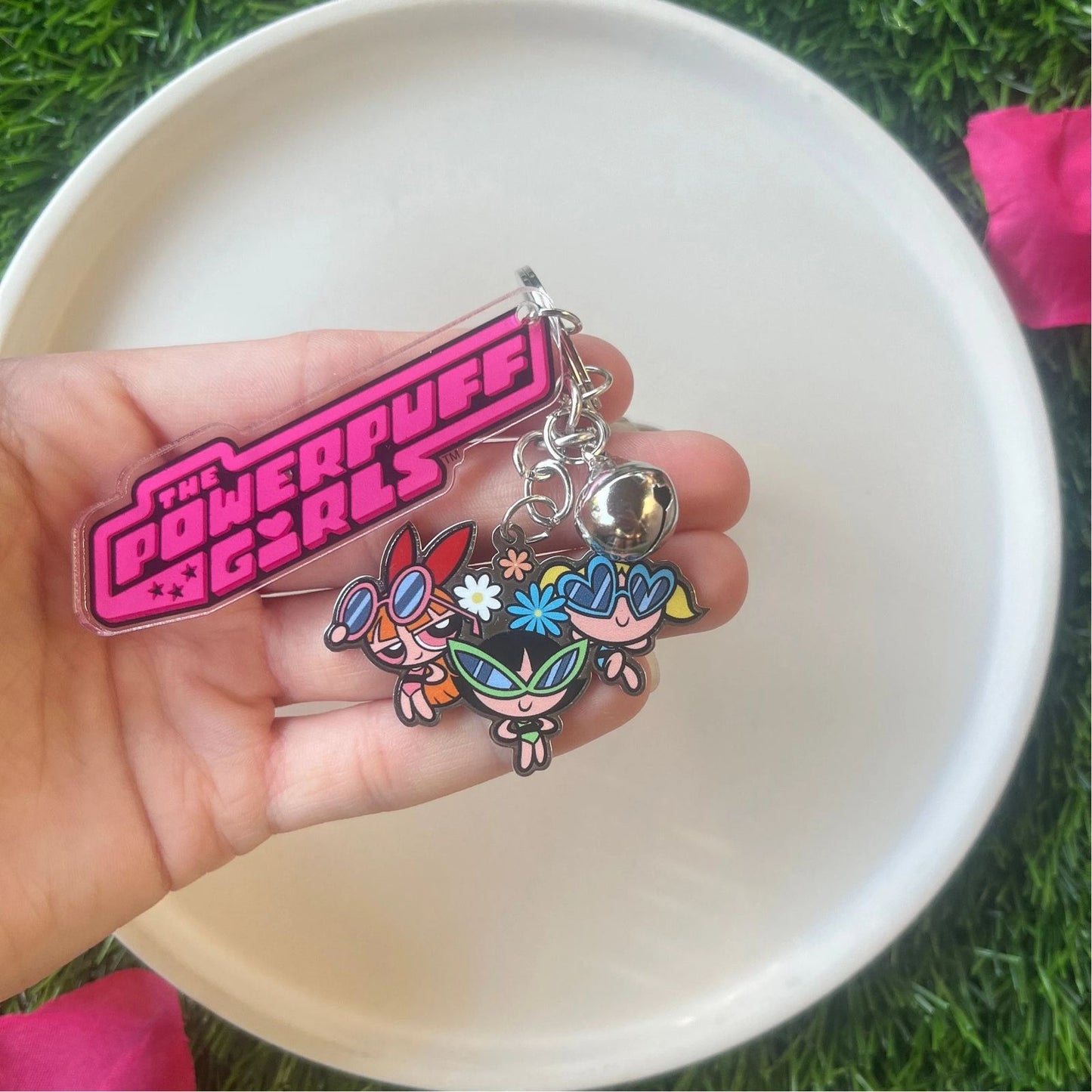 Powerpuff girls keychain