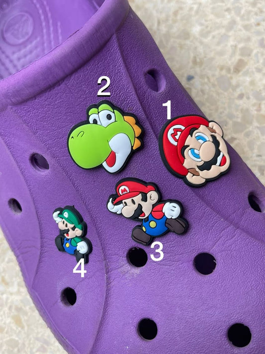 mario crocs charm