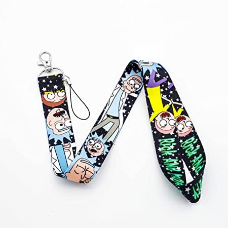 Rick and morty lanyard