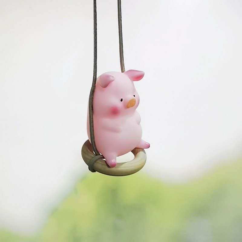 Pig car ornament