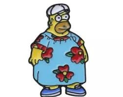 the simpsons muumuu homer pin