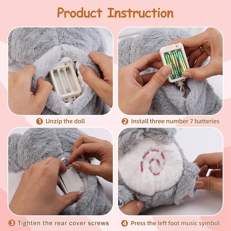 kuala breathing plush toy