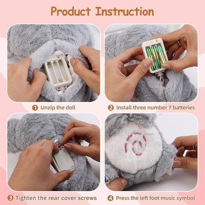 kuala breathing plush toy