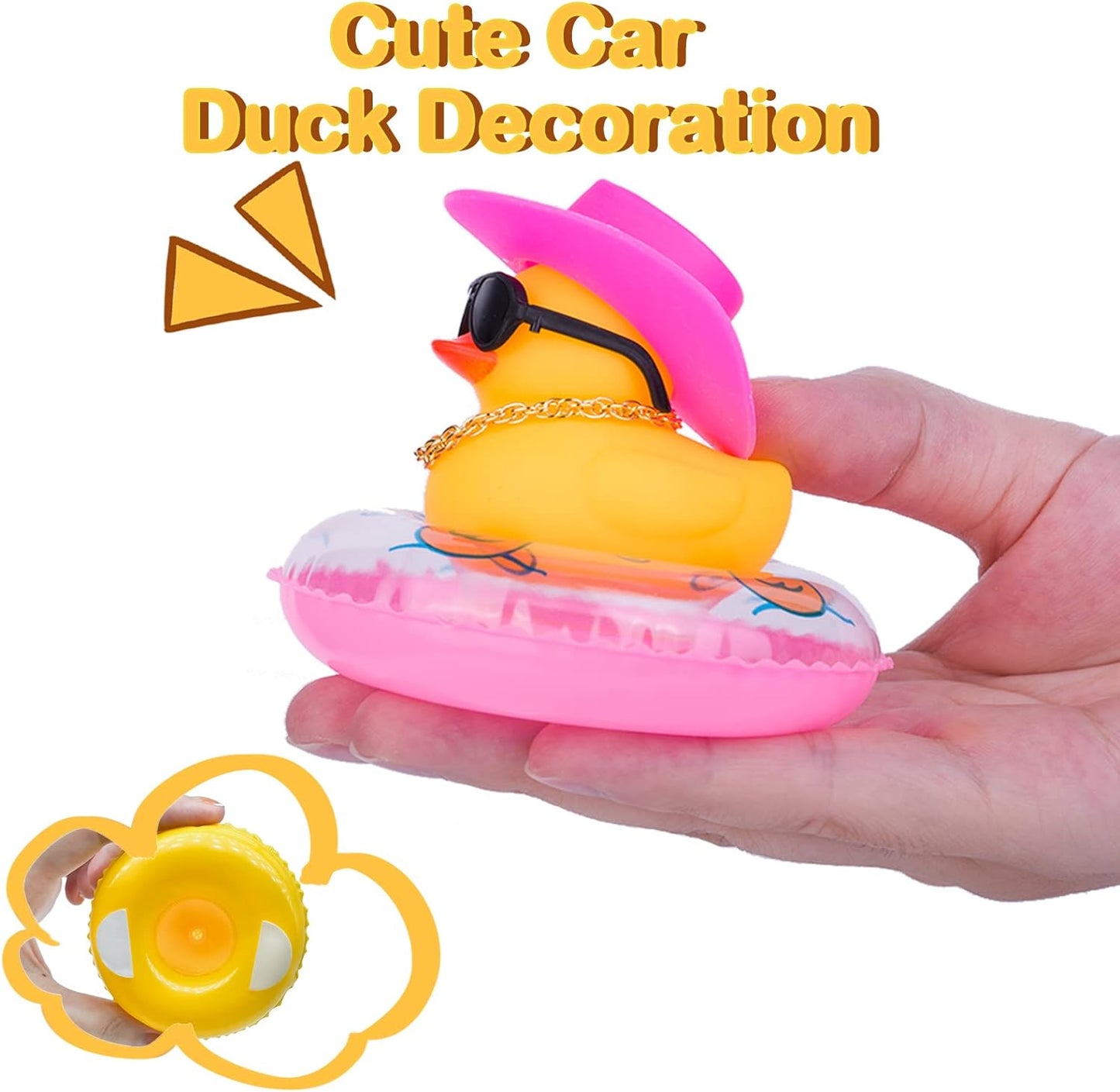 Floatie duck decoration piece