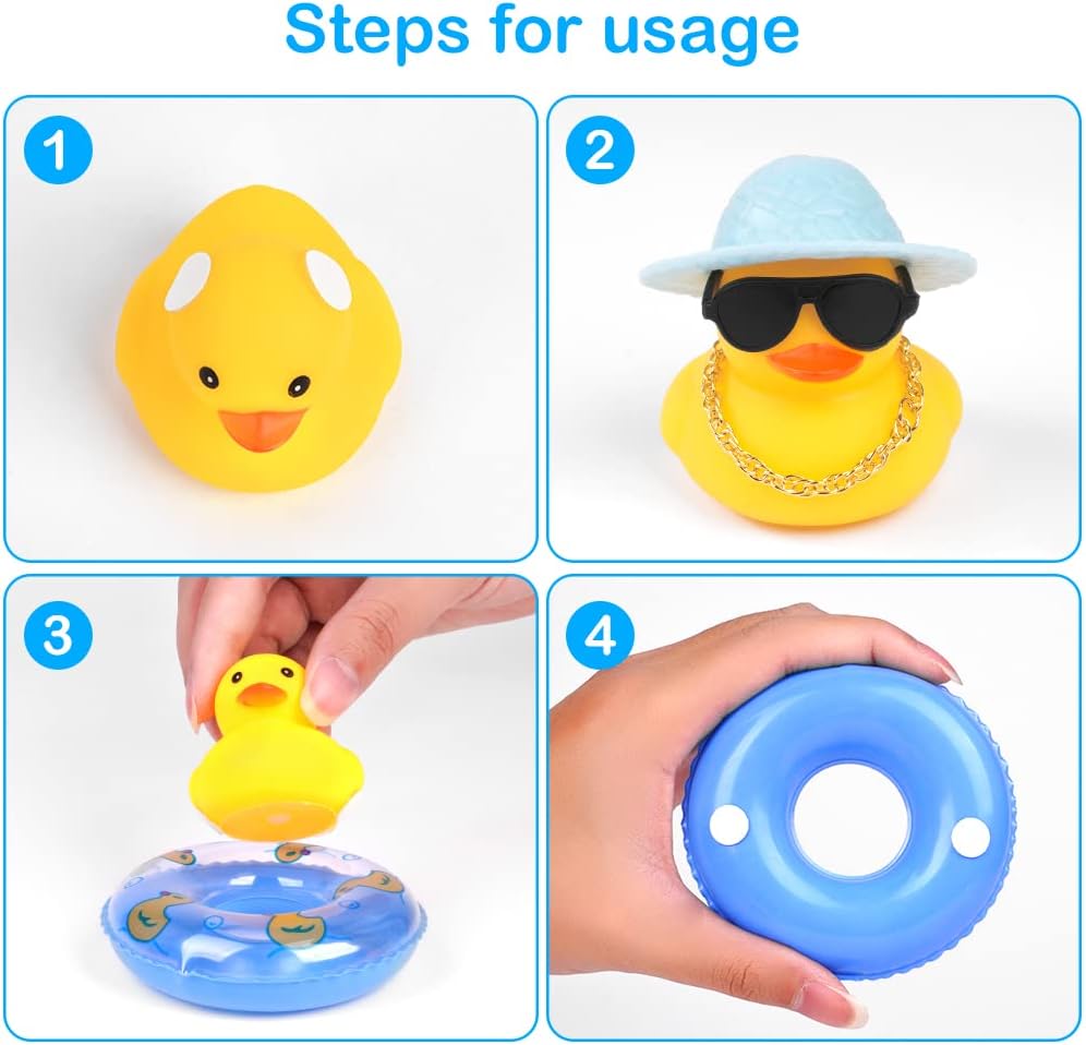 Floatie duck decoration piece