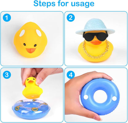 Floatie duck decoration piece