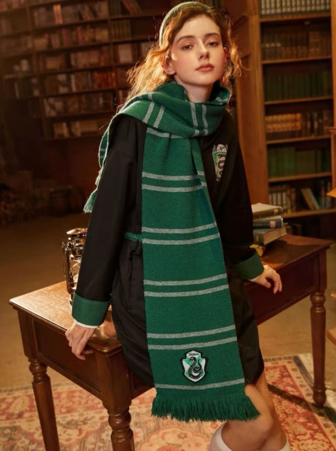 Slytherin Harry potter scarf