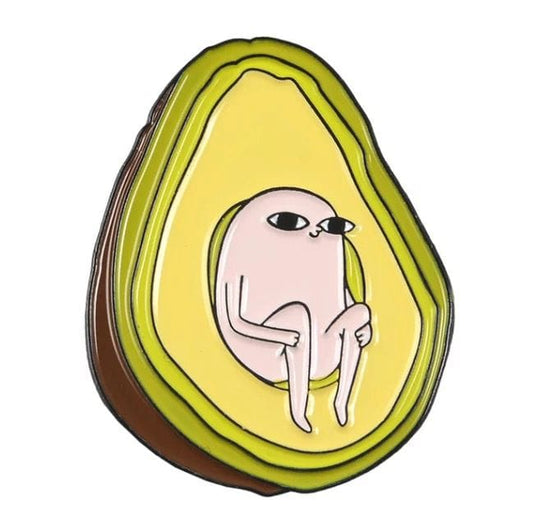 funny avocado pin