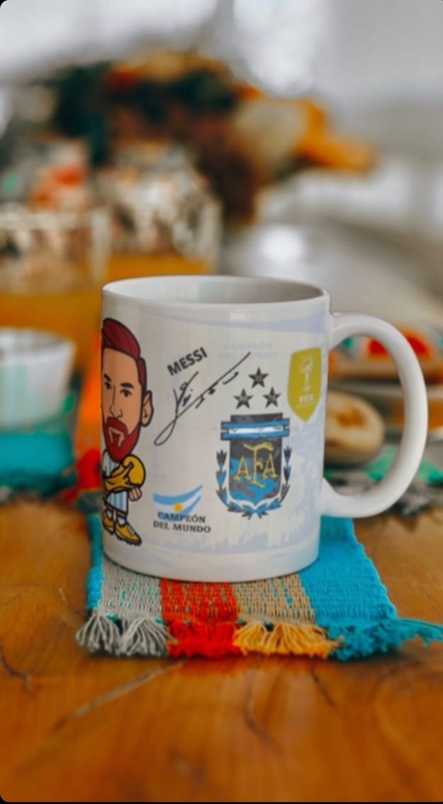 messi - argantina worldcup mug