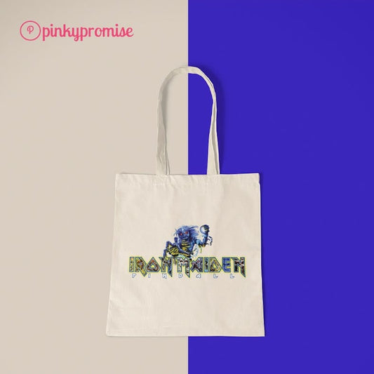 iron maiden tote bag