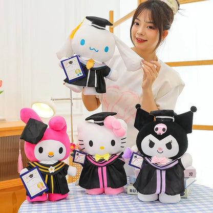 Kuromi graduation Plush