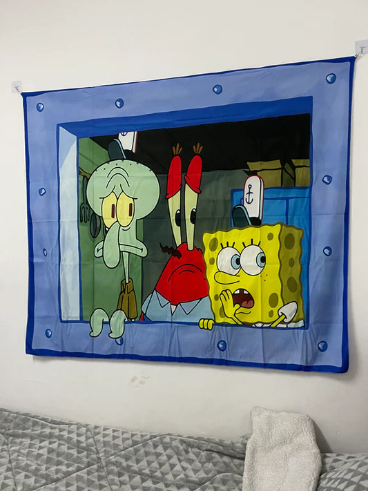 Spongebob room tapestry