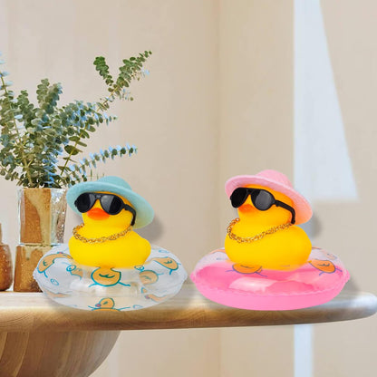 Floatie duck decoration piece