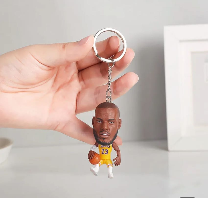 james 23 keychain