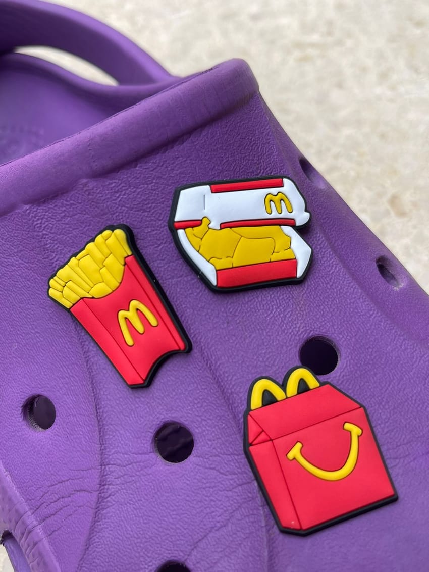 McDonalds crocs charm