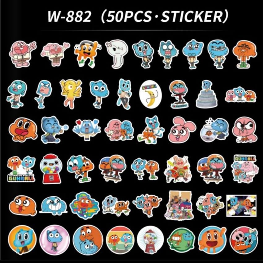 gumball and darwin stickers