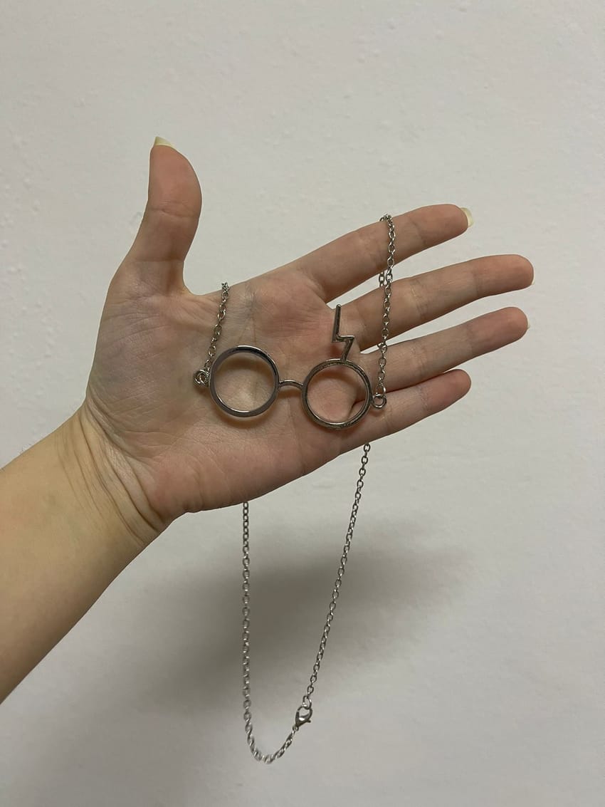 harry potter glasses necklaces